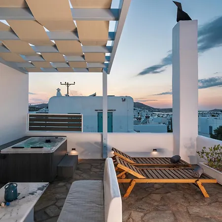 Hebe Parian Living - Paros Naousa Apts Esterno foto