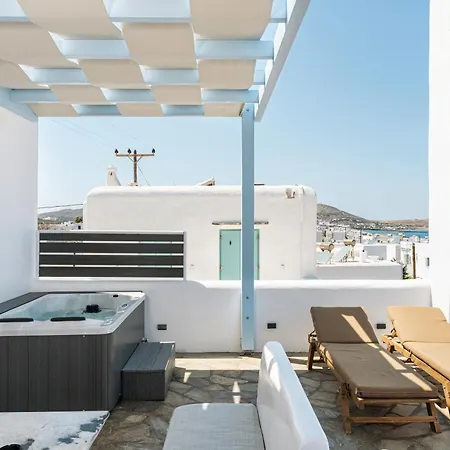 Hebe Parian Living - Paros Naousa Apts Esterno foto